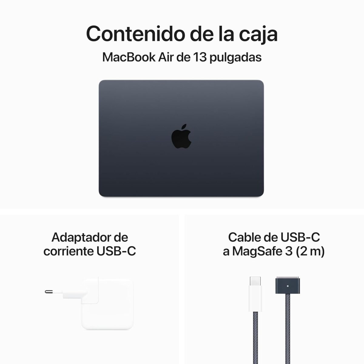 Apple 2024 MacBook Air 13 inch with M3 Chip Liquid Retina Display 8 Core CPU 8 Core GPU 16GB Unified Memory 256GB SSD Touch ID Midnight Ma boutique