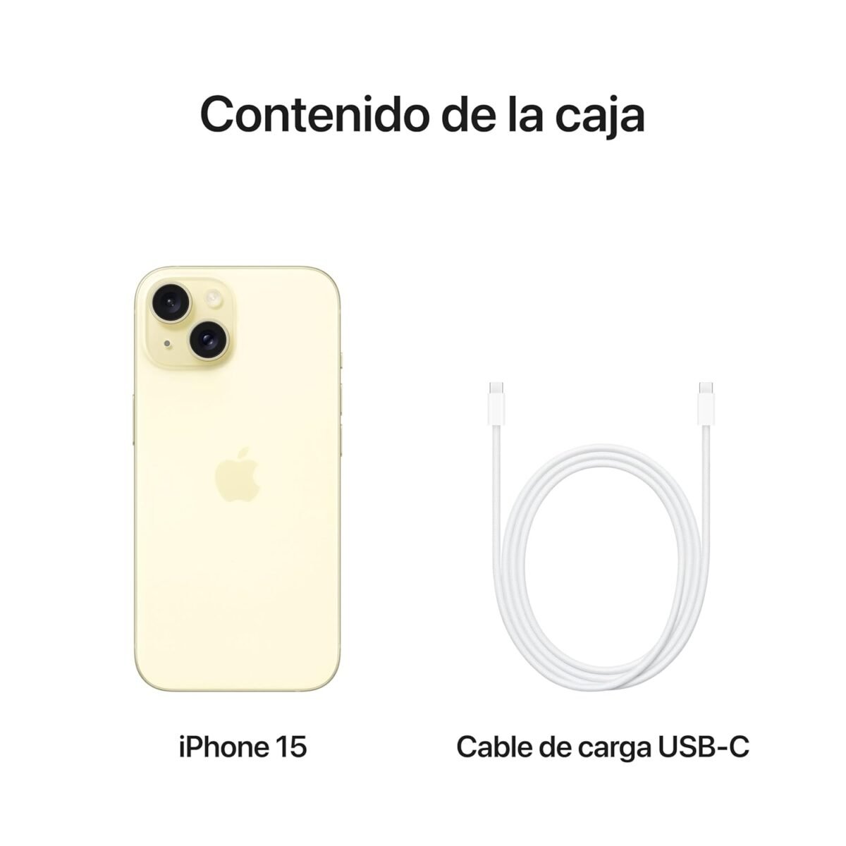 Apple iPhone 15 128 GB en Amarillo Ma boutique