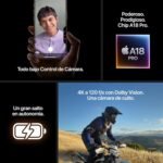 Apple iPhone 16 Pro 256 GB Titanio Blanco + Funda de Silicona con MagSafe Denim Ma boutique