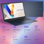 ASUS Vivobook Laptop FHD IPS de 173 pulgadas Intel Core i3 1215U 16 GB de RAM SSD PCIe de 1 TB tipo C HDMI cámara web Bluetooth Wi Fi 6 Windows 11 Home azul Ma boutique