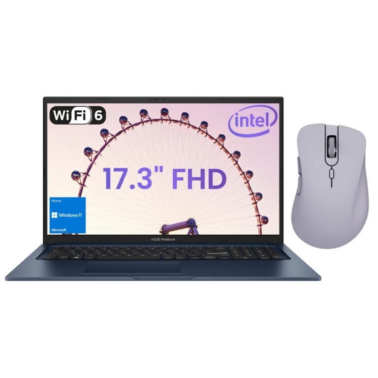 ASUS Vivobook - Laptop FHD IPS de 17.3 pulgadas, Intel Core i3-1215U, 16 GB de RAM, SSD PCIe de 1 TB, tipo C, HDMI, cámara web, Bluetooth, Wi-Fi 6, Windows 11 Home, azul,...