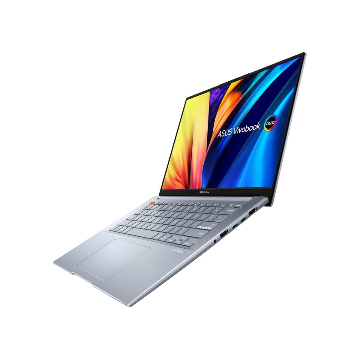 Asus Vivobook S14 OLED Slim Laptop | 140 2K 120Hz OLED Display | Intel Core i7 12700H | 16 GB RAM | 512 GB SSD | Intel Iris Xe | Windows 11 | Teclado QWERTZ | Plata | Ma boutique