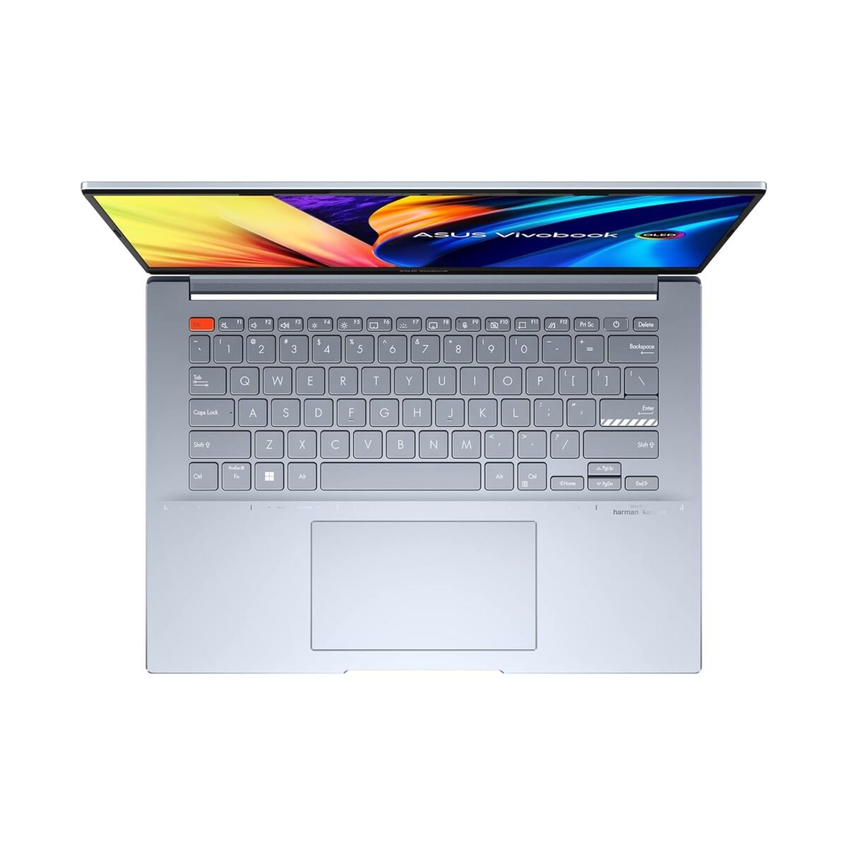 Asus Vivobook S14 OLED Slim Laptop | 140 2K 120Hz OLED Display | Intel Core i7 12700H | 16 GB RAM | 512 GB SSD | Intel Iris Xe | Windows 11 | Teclado QWERTZ | Plata | Ma boutique