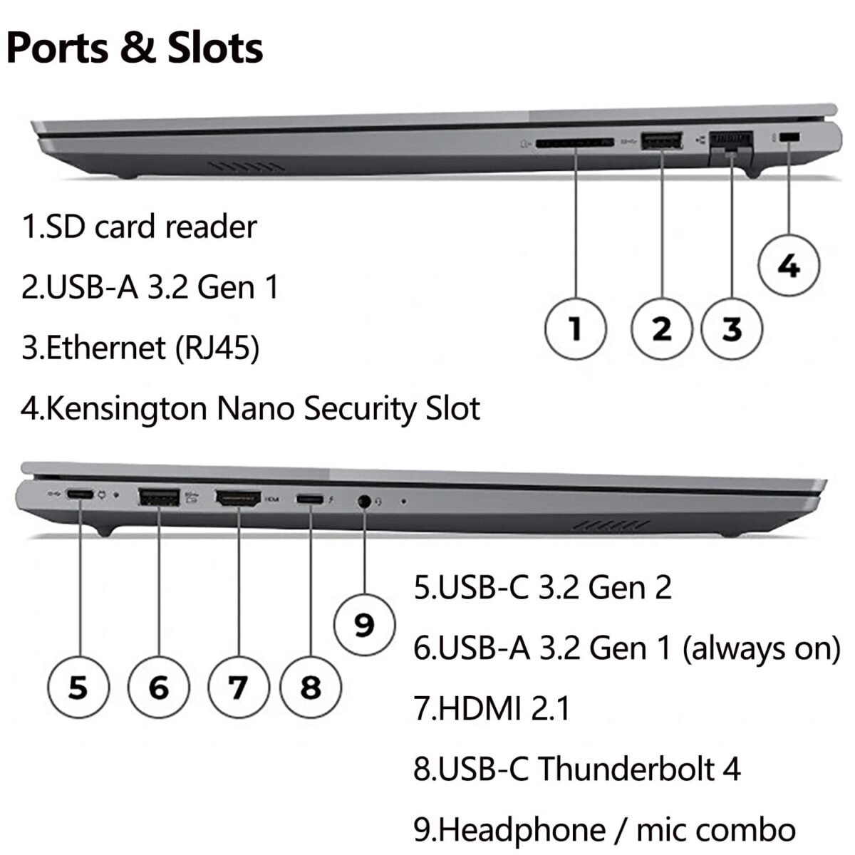 Lenovo Thinkbook 16 G7 Ultra 5 Premium Laptop Computer Intel 12 Core 16 pulgadas FHD 16 GB DDR5 RAM 512 GB PCIe SSD Thunderbolt 4 WiFi 6E RJ45 Win 11 Pro NPU AI Experience Ma boutique