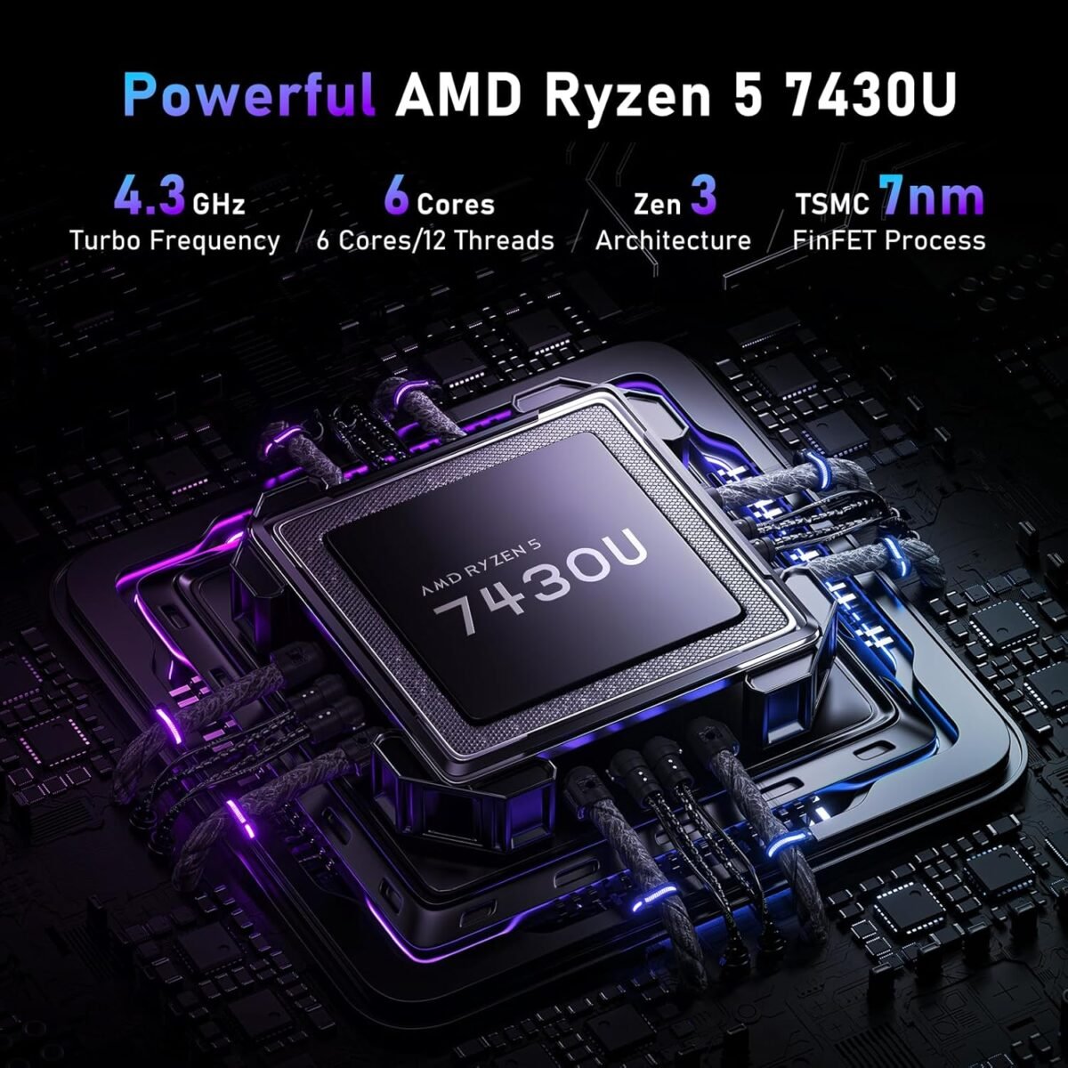 NAIKLULU computadora portátil para juegos 156 pulgadas 16 GB RAM 1 TB SSD procesador AMD Ryzen 5 7430U 6C12T hasta 43 GHz gráficos AMD Radeon visualización FHD 1920 Ma boutique