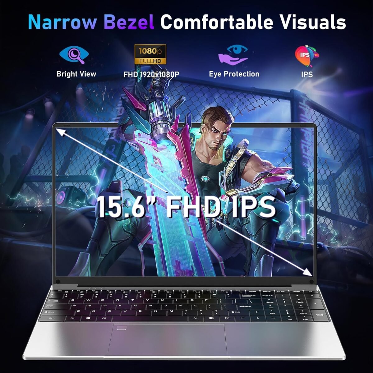 NAIKLULU computadora portátil para juegos 156 pulgadas 16 GB RAM 1 TB SSD procesador AMD Ryzen 5 7430U 6C12T hasta 43 GHz gráficos AMD Radeon visualización FHD 1920 Ma boutique